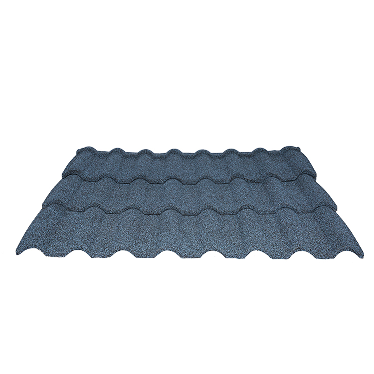 Tempestas Resistentia Stone Coated Metal Tegulas leve 0.25mm 0.3mm 0.4mm 0.45mm Steel Milano Tile