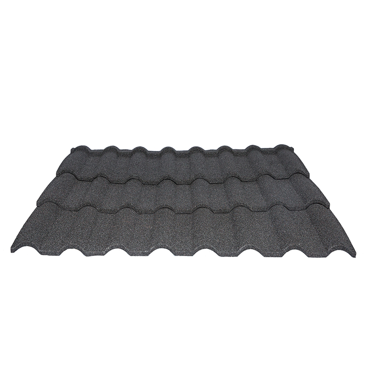 Tempestas Resistentia Stone Coated Metal Tegulas leve 0.25mm 0.3mm 0.4mm 0.45mm Steel Milano Tile