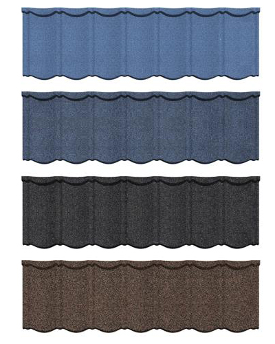 1340mm x 420mm Stone Coated Metal tegula Zin Traditional Bond tegula Pro Communitates